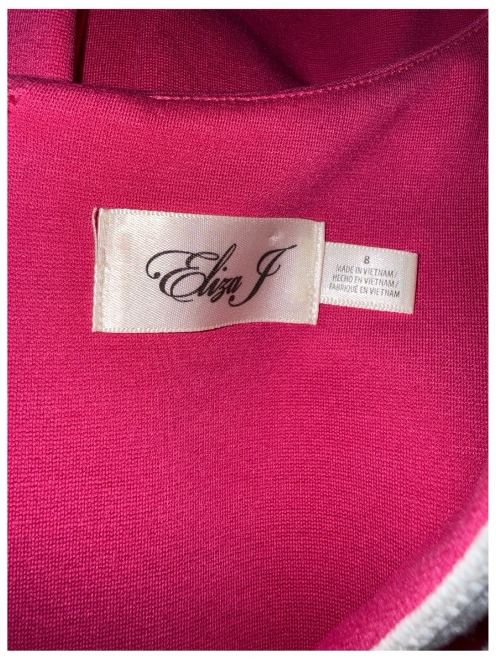 60s Inspired Pink Shift Dress Soutache Trim
Stretch Ponte 8 Jet Age - Picture 5 of 10
